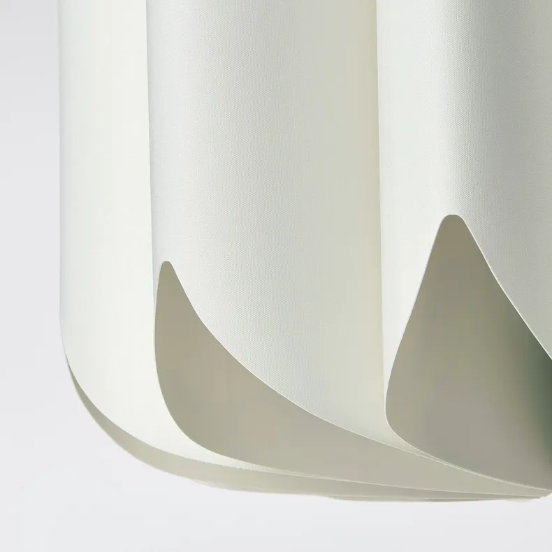 IKEA MOJNA МОЙНА, абажур для подвесн светильника, ткань / белый, 47 см 304.518.64 фото №7
