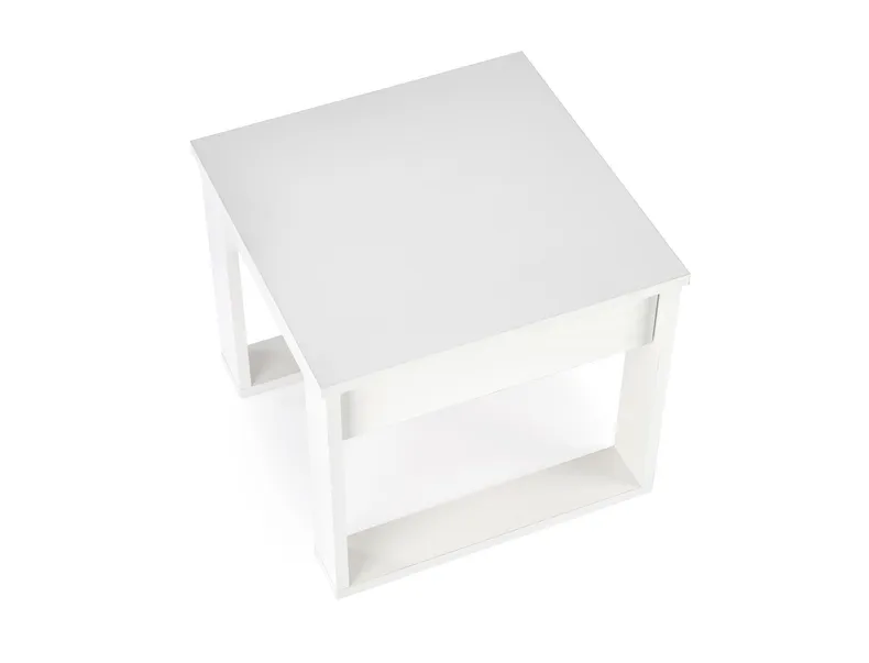 Журнальный столик квадратный HALMAR NEA 60x60 см белый фото №8