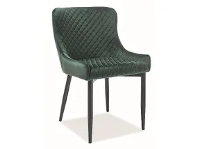 Кухонний стілець SIGNAL COLIN B Velvet, Bluvel 78 - зелений фото
