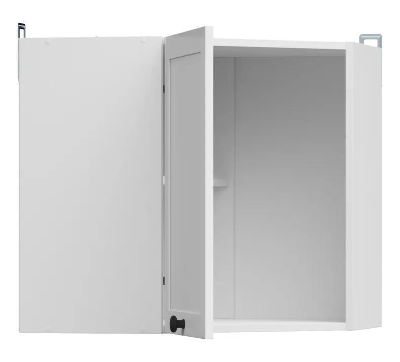 BRW Угловой верхний кухонный шкаф Junona Line 60 см левый/правый белый, белый GNWU/57_LP-BI/BI фото №3