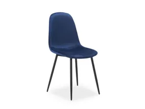 Кухонний стілець SIGNAL FOX Velvet, темно-синій фото