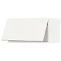 IKEA METOD МЕТОД, шафа навісна, горизонтальна, білий / ВАЛЛЬСТЕНА білий, 80x40 см 395.072.77 фото