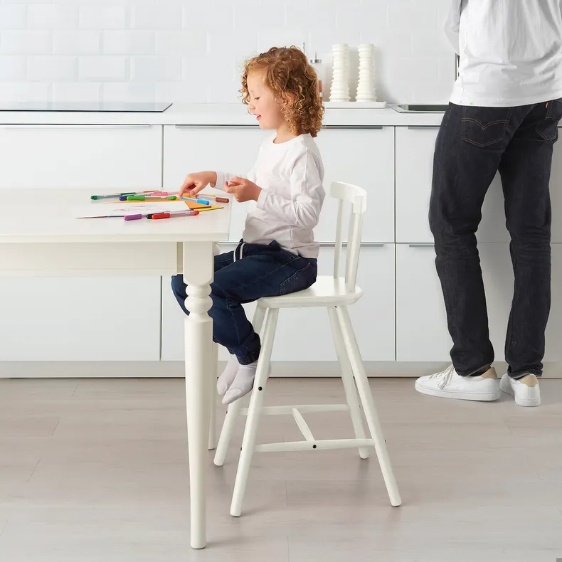 IKEA AGAM АГАМ, стілець дитячий, білий 902.535.35 фото №2