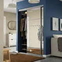 IKEA SKYTTA СКЮТТА / AULI АУЛІ, комбінація розсувних дверцят, алюміній/дзеркало, 152x205 см 095.758.47 фото thumb №2