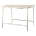 IKEA MITTZON МІТТЗОН, стіл для конференцій, береза okl/біла, 140x108x105 см 095.334.52 фото thumb №1
