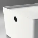 IKEA KUGGIS КУГГІС, коробка з кришкою, білий, 37x54x21 см 895.612.00 фото thumb №9