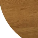 Стіл круглий MEBEL ELITE LINO, 100 см, дуб золотий / чорний фото thumb №10