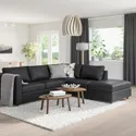 IKEA VIMLE ВІМЛЕ, кутовий диван, 4-місний, з відкритим кінцем/Гранн/Бомстад чорний 893.067.28 фото thumb №2