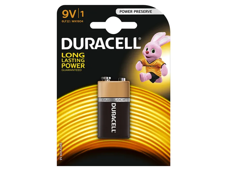 BRW Duracell Basic 9V, аккумуляторы 065933 фото №1