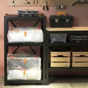 IKEA PÄRKLA ПЕРКЛА, коробка для зберігання, 55x49x19 см 503.953.82 фото thumb №5