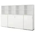 IKEA GALANT ГАЛАНТ, комбінація для зберіг з розсув двер, білий, 320x200 см 692.852.08 фото thumb №1