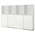 IKEA GALANT ГАЛАНТ, комбинация для хран с раздв дверц, белый, 320x200 см 692.852.08 фото thumb №1