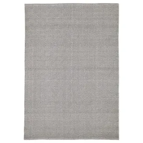 IKEA GÅNGVÄG ГОНГВЕГ, килим, пласке плетіння, сірий, 200x300 см 605.691.93 фото