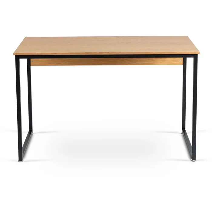 Письменный стол MEBEL ELITE ROSS, 120 см, Золотой дуб / Черный фото №10