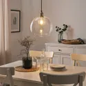 IKEA LUNNOM ЛУННОМ, светодиодная лампочка E27 150 лм, прозрачный шар, 95 мм 605.393.04 фото thumb №2