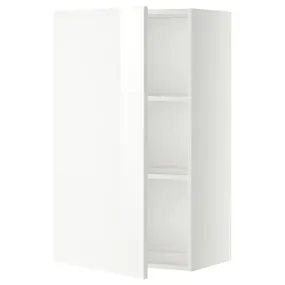 IKEA METOD МЕТОД, навесной шкаф с полками, белый / Рингхульт белый, 60x100 см 894.669.29 фото