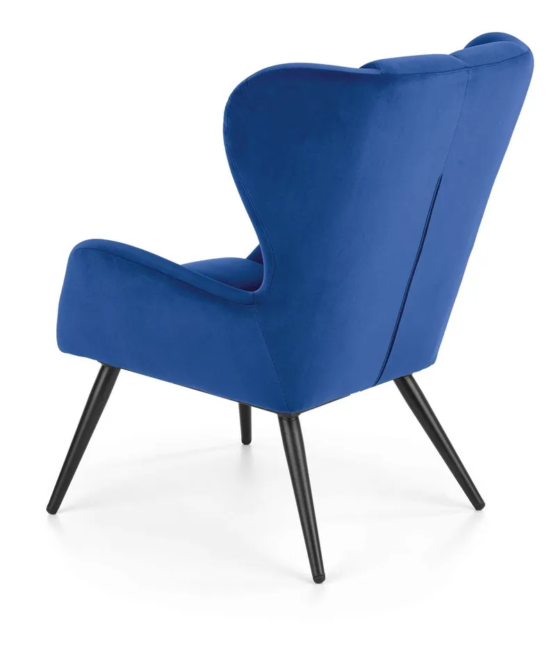 Мягкое кресло HALMAR TYRION, темно-синий фото №4