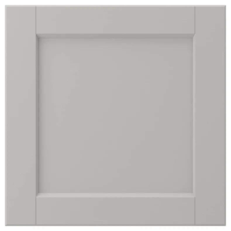 IKEA LERHYTTAN ЛЕРХЮТТАН, фронтальная панель ящика, светло-серый, 40x40 см 104.615.00 фото №1