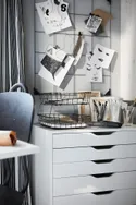 IKEA SÖSDALA СЕСДАЛА, дошка для записів з прищіпками, чорний, 60x75 см 804.233.88 фото thumb №3