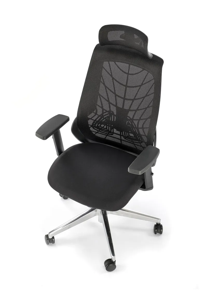 Крісло комп'ютерне офісне обертове HALMAR GERONIMO, чорний фото №15
