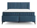 BRW Ліжко двоспальне з 2 матрацами та підйомним механізмом BRW JOY, 160x200 см, тканина: синій LO_KT-JOY-160X200-G2-ELEMENT_13 фото thumb №1