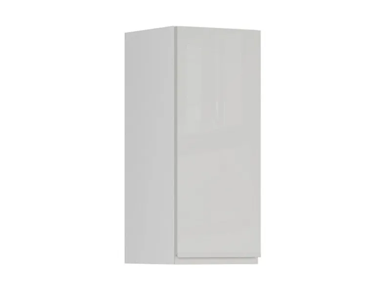 BRW Верхний кухонный шкаф 30 см правый светло-серый глянец, альпийский белый/светло-серый глянец FH_G_30/72_P-BAL/XRAL7047 фото №2