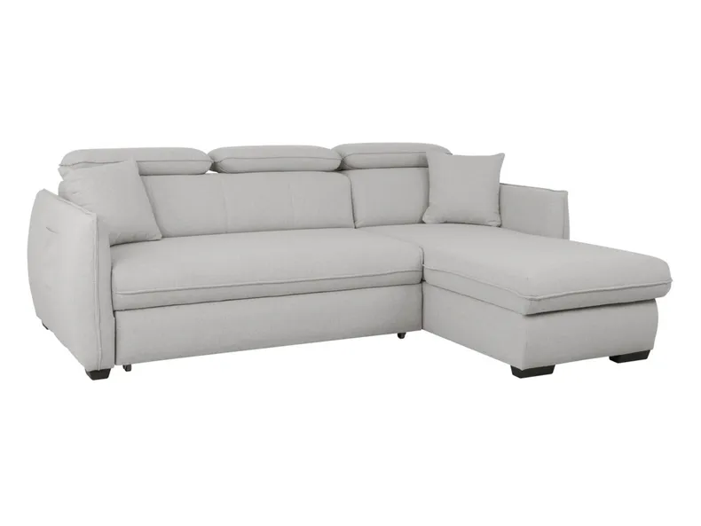 BRW Двосторонній кутовий диван Lopez зі спальним місцем і ящиком для зберігання сірий, Ствол 80 Срібло NA-LOPEZ-URC-G1_BBA5CE фото №2