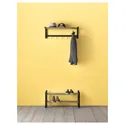 IKEA TJUSIG ЧУСИГ, полка для головных уборов, черный, 79 см 201.526.34 фото thumb №3