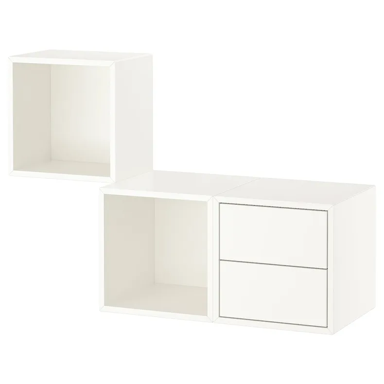 IKEA EKET ЭКЕТ, комбинация д / хранения, белый, 105x35x70 см 693.363.83 фото №1
