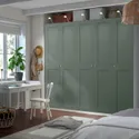 IKEA PAX / GRIMO, комбінований гардероб, Білий/сірий, 250x60x236 см 095.792.80 фото thumb №2