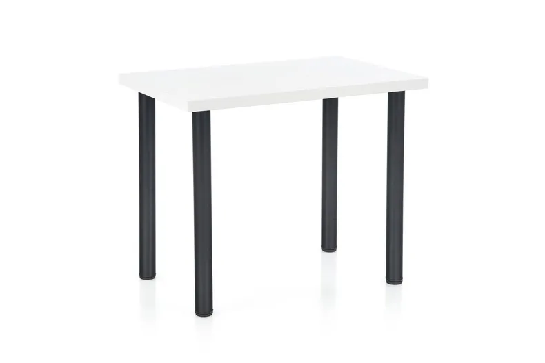 Кухонний стіл HALMAR MODEX 2 90x60 см колір стільниці - білий, ніжки - чорні фото №1