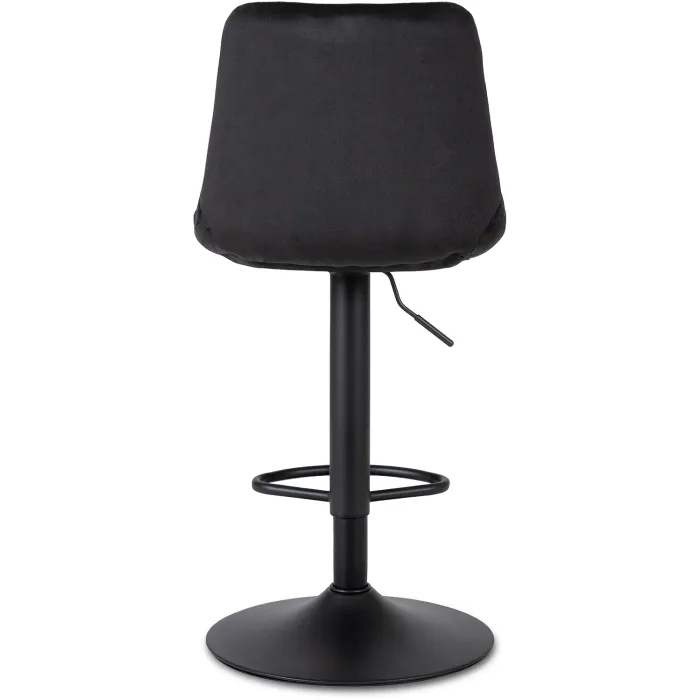 Барный стул бархатный MEBEL ELITE ARCOS 2 Velvet, черный фото №10