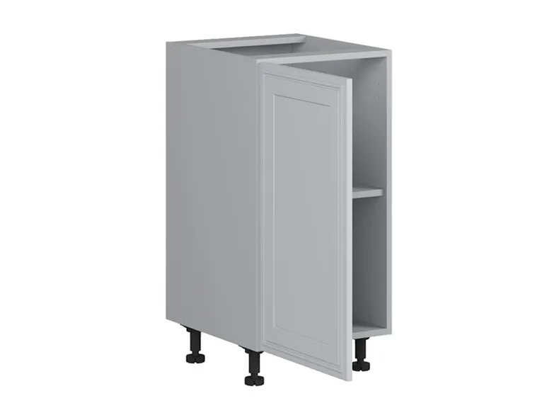 BRW Нижний кухонный шкаф Верди 40 см левый светло-серый матовый, греноловый серый/светло-серый матовый FL_D_40/82_L-SZG/JSZM фото №3
