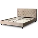 Кровать MEBEL ELITE 160x200 QUEEN Velour Beige фото thumb №9