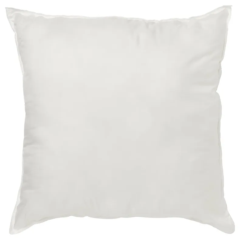 IKEA INNER ІННЕР, подушка, білий / жорсткий, 50x50 см 505.507.02 фото №1