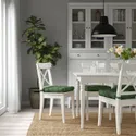 IKEA MALINDA МАЛІНДА, подушка на стілець, зелений, 40/35x38x7 см 405.773.11 фото thumb №4