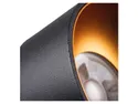 BRW Алюминиевый потолочный светильник Mini Riti черный и золотой 086804 фото thumb №2