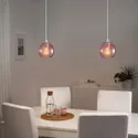 IKEA JAKOBSBYN ЯКОБСБЮН, абажур для подвесн светильника, розовый, 15 см 004.809.19 фото thumb №2