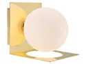 BRW Настінний світильник для ванної Zenith із метало-скляного бра золотисто-білого кольору 076158 фото thumb №1