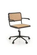 Кресло офисное вращающееся HALMAR INCAS, коричневый/черный фото thumb №1