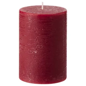 IKEA STÖRTSKÖN СТЕРТСКЕН, ароматизована формова свічка, чорниця/червона, 30 годин. 105.022.75 фото