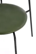 Кухонний стілець HALMAR K524 зелений фото thumb №8