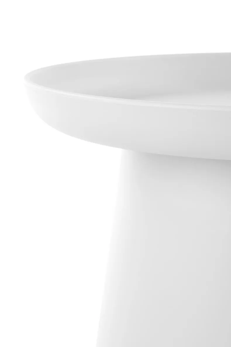 Журнальний стіл круглий HALMAR ALEXIS 50x50 см, білий фото №5