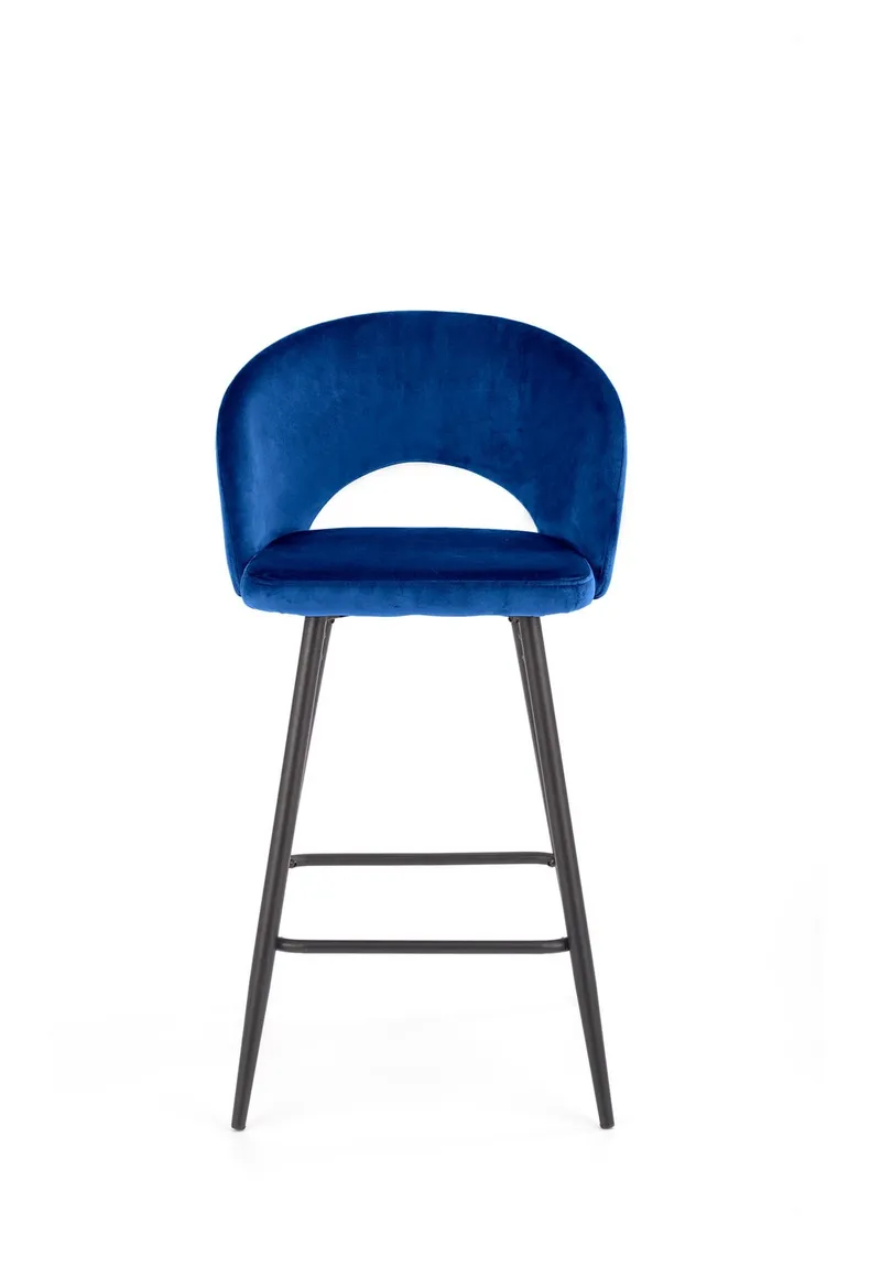 Барный стул HALMAR H96 хокер темно-синий фото №9