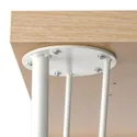 IKEA LAGKAPTEN ЛАГКАПТЕН / KRILLE КРІЛЛЕ, письмовий стіл, під білений дуб / білий, 120x60 см 194.169.09 фото thumb №5