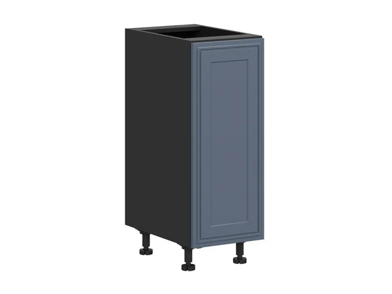 BRW Нижний кухонный шкаф Верди 30 см правый мистик матовый, черный/матовый FL_D_30/82_P-CA/MIM фото №2