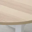 IKEA GAPERHULT ГАРЕПХУЛЬТ, розкладний стіл, попелястий / білий, 90 / 120x90 см 505.115.36 фото thumb №6