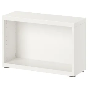 IKEA BESTÅ БЕСТО, каркас, білий, 60x20x38 см 002.459.17 фото