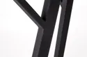 Розкладний стіл кухонний HALMAR BALROG 2 140-180x80 см, стільниця - світло-сіра, ніжки - чорні фото thumb №6