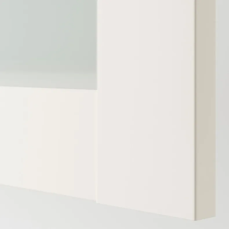 IKEA PAX ПАКС / BERGSBO БЕРГСБУ, гардероб, комбінація, біле / матове скло біле, 100x60x236 см 993.291.40 фото №3